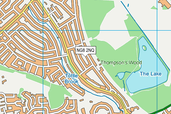 NG8 2NQ map - OS VectorMap District (Ordnance Survey)