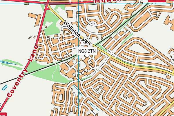 NG8 2TN map - OS VectorMap District (Ordnance Survey)