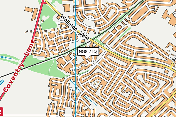 NG8 2TQ map - OS VectorMap District (Ordnance Survey)