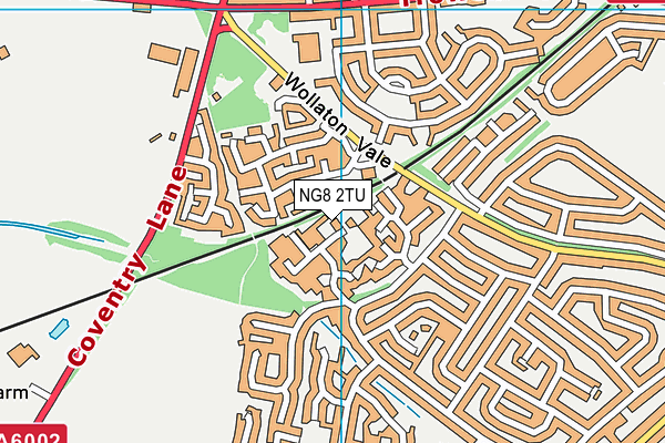 NG8 2TU map - OS VectorMap District (Ordnance Survey)