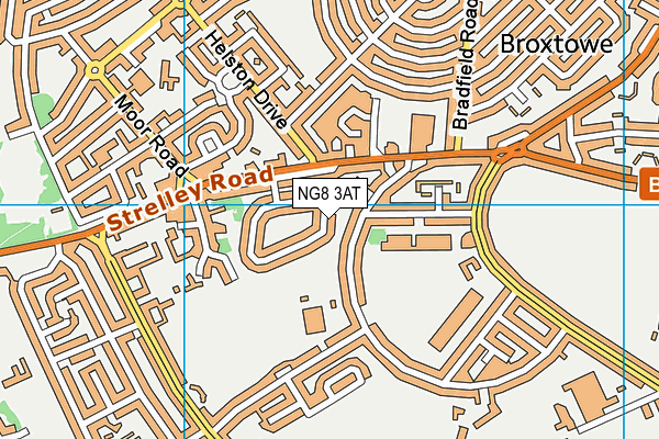 NG8 3AT map - OS VectorMap District (Ordnance Survey)