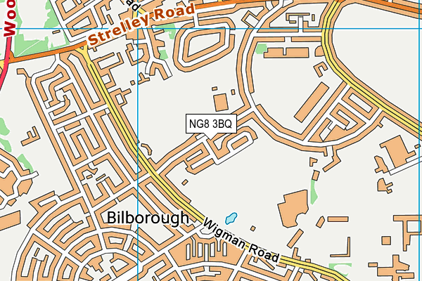 NG8 3BQ map - OS VectorMap District (Ordnance Survey)