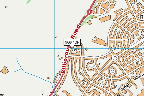NG8 4DP map - OS VectorMap District (Ordnance Survey)
