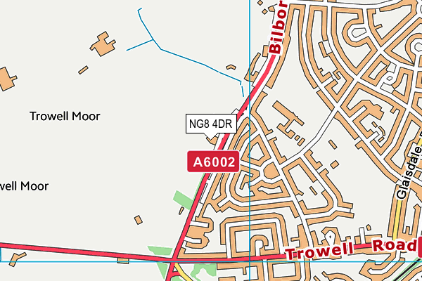 NG8 4DR map - OS VectorMap District (Ordnance Survey)