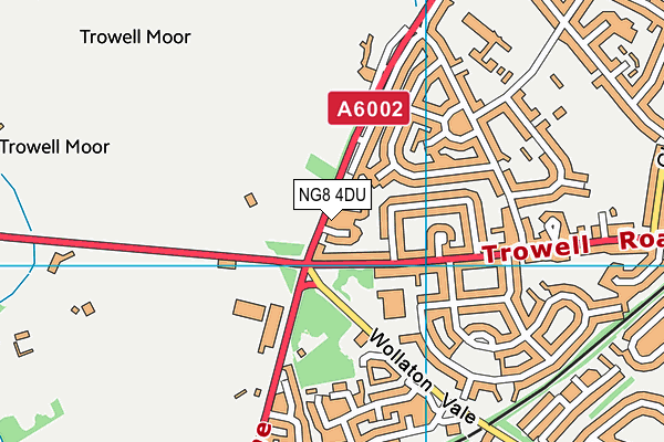 NG8 4DU map - OS VectorMap District (Ordnance Survey)