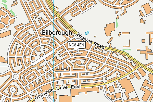 NG8 4EN map - OS VectorMap District (Ordnance Survey)