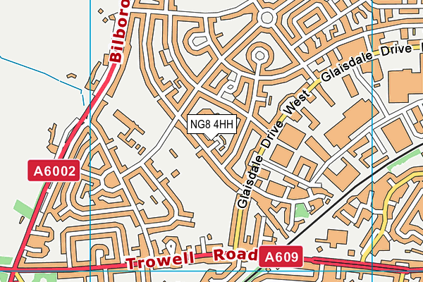 NG8 4HH map - OS VectorMap District (Ordnance Survey)