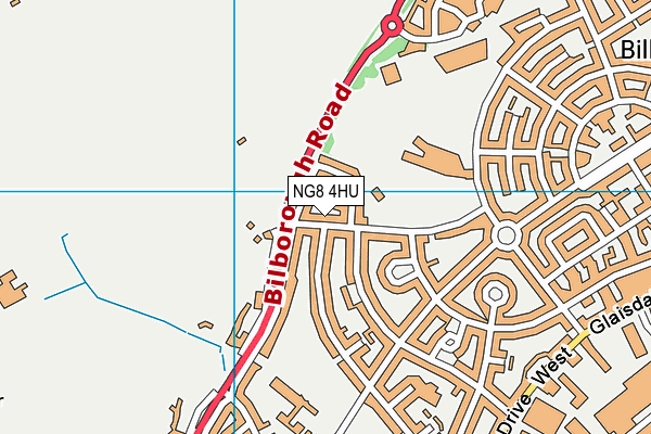 NG8 4HU map - OS VectorMap District (Ordnance Survey)