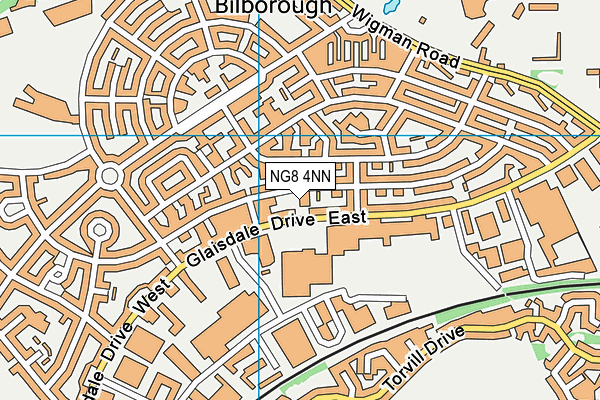 NG8 4NN map - OS VectorMap District (Ordnance Survey)