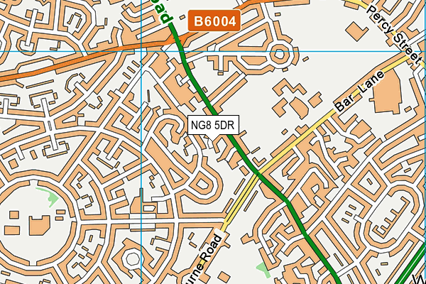 NG8 5DR map - OS VectorMap District (Ordnance Survey)