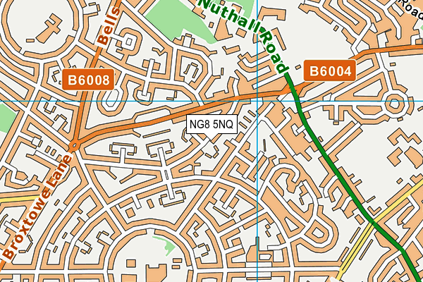 NG8 5NQ map - OS VectorMap District (Ordnance Survey)