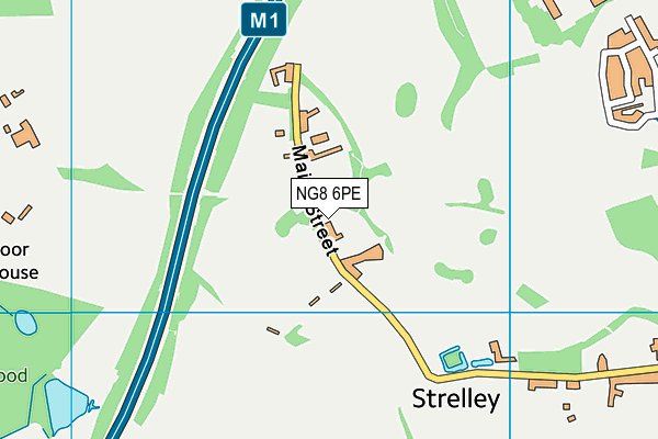 Map of MERCIA POWER RESPONSE (BRADBERRY BALK LANE BESS) LIMITED at district scale