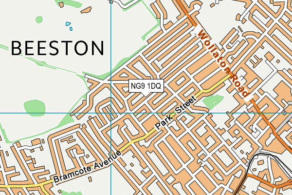 NG9 1DQ map - OS VectorMap District (Ordnance Survey)