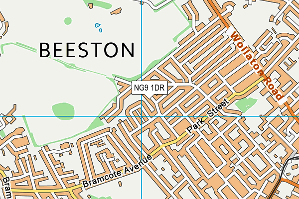 NG9 1DR map - OS VectorMap District (Ordnance Survey)