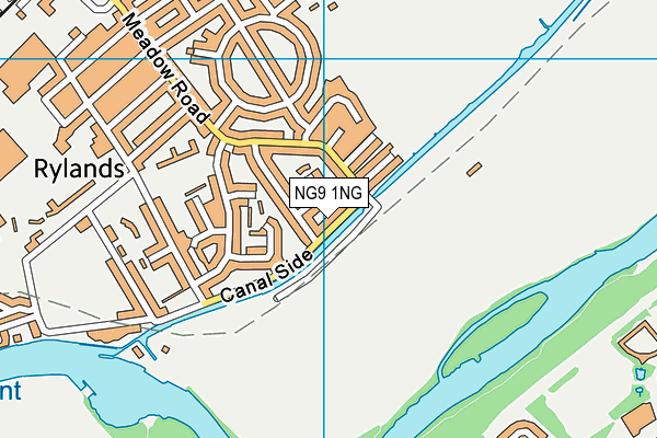 NG9 1NG map - OS VectorMap District (Ordnance Survey)