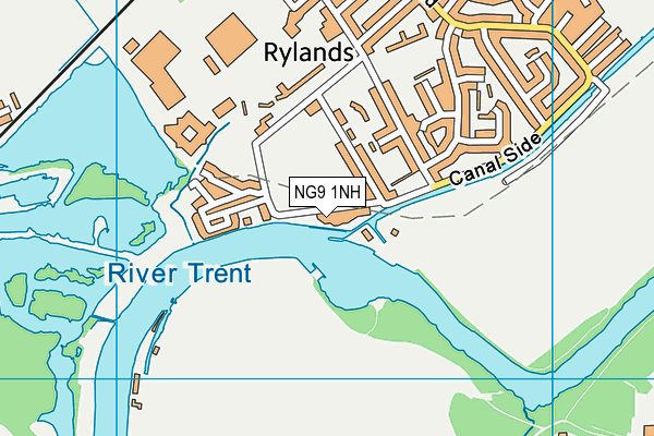 NG9 1NH map - OS VectorMap District (Ordnance Survey)