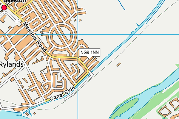 NG9 1NN map - OS VectorMap District (Ordnance Survey)