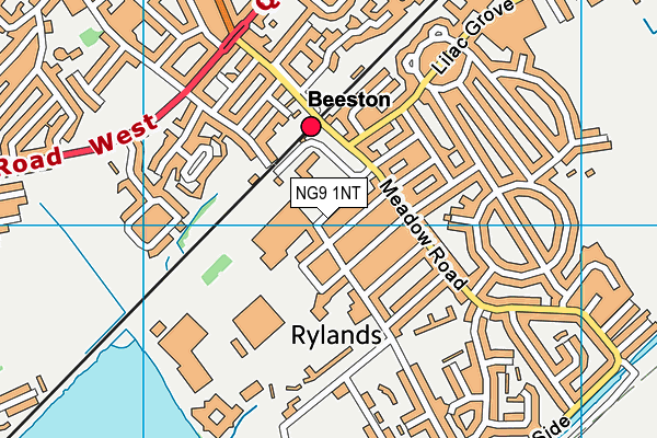 NG9 1NT map - OS VectorMap District (Ordnance Survey)