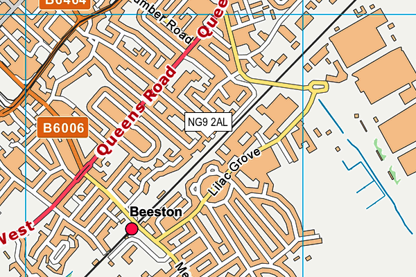 NG9 2AL map - OS VectorMap District (Ordnance Survey)