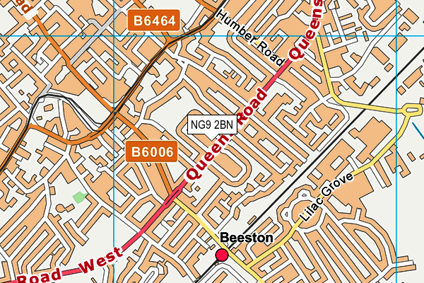 NG9 2BN map - OS VectorMap District (Ordnance Survey)