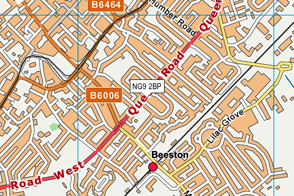 NG9 2BP map - OS VectorMap District (Ordnance Survey)