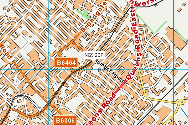 NG9 2DP map - OS VectorMap District (Ordnance Survey)