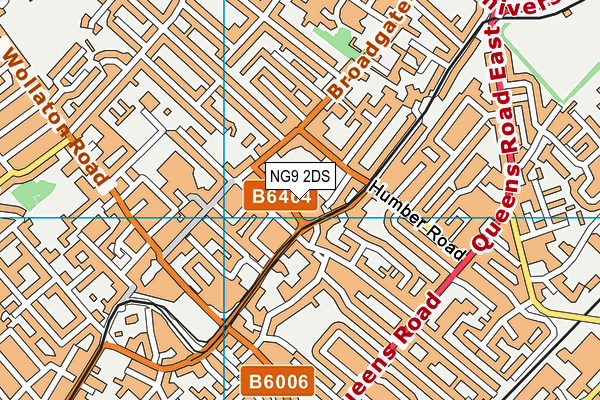 NG9 2DS map - OS VectorMap District (Ordnance Survey)