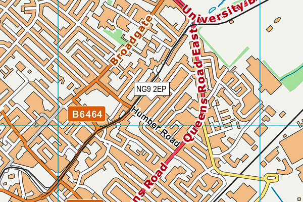 NG9 2EP map - OS VectorMap District (Ordnance Survey)