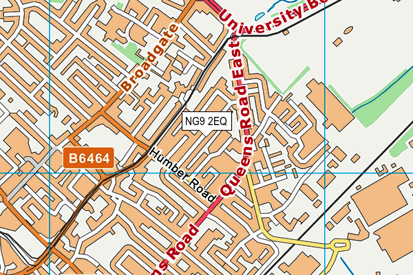 NG9 2EQ map - OS VectorMap District (Ordnance Survey)