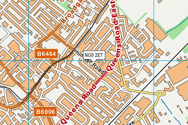 NG9 2ET map - OS VectorMap District (Ordnance Survey)