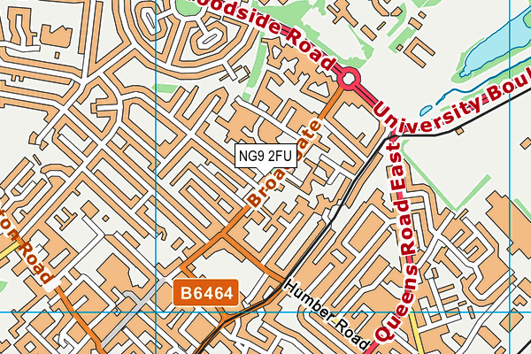 Dagfa School (Closed) map (NG9 2FU) - OS VectorMap District (Ordnance Survey)