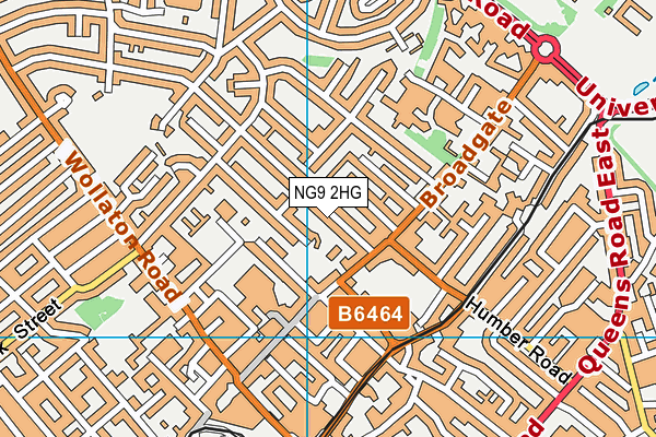 NG9 2HG map - OS VectorMap District (Ordnance Survey)