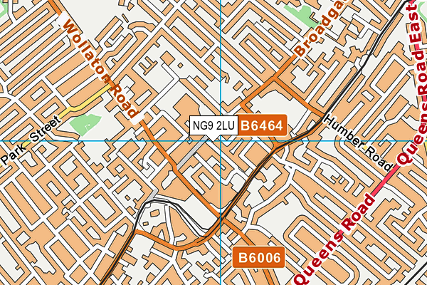 NG9 2LU map - OS VectorMap District (Ordnance Survey)