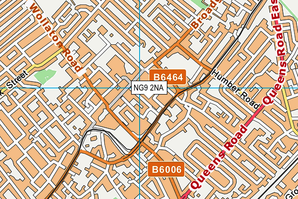 NG9 2NA map - OS VectorMap District (Ordnance Survey)