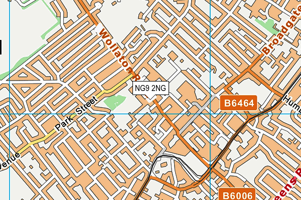 NG9 2NG map - OS VectorMap District (Ordnance Survey)