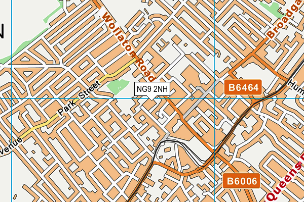 The Pearson Centre For Young People map (NG9 2NH) - OS VectorMap District (Ordnance Survey)
