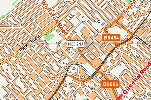 NG9 2NJ map - OS VectorMap District (Ordnance Survey)
