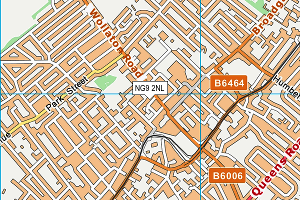NG9 2NL map - OS VectorMap District (Ordnance Survey)