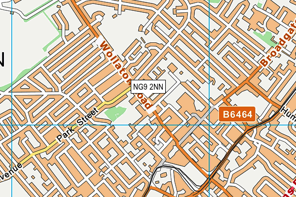 NG9 2NN map - OS VectorMap District (Ordnance Survey)