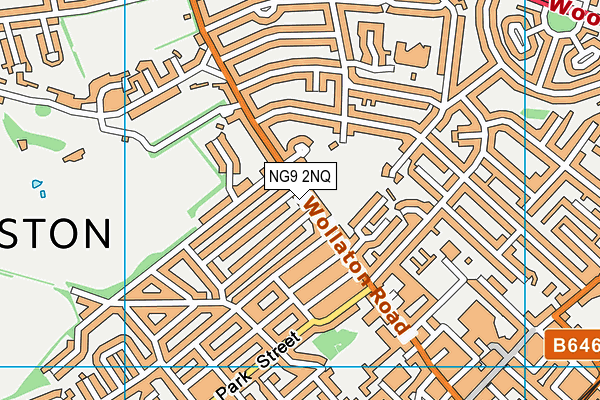 NG9 2NQ map - OS VectorMap District (Ordnance Survey)