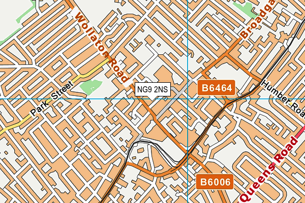 NG9 2NS map - OS VectorMap District (Ordnance Survey)
