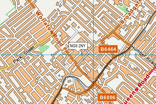 NG9 2NY map - OS VectorMap District (Ordnance Survey)