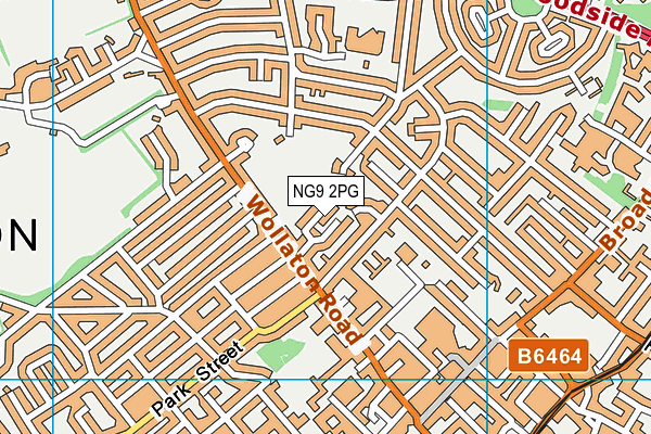 NG9 2PG map - OS VectorMap District (Ordnance Survey)