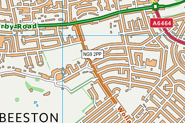 NG9 2PP map - OS VectorMap District (Ordnance Survey)