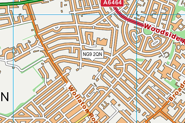 NG9 2QN map - OS VectorMap District (Ordnance Survey)