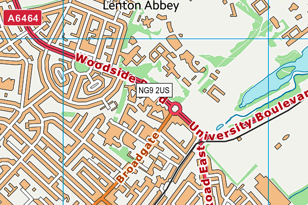 NG9 2US map - OS VectorMap District (Ordnance Survey)