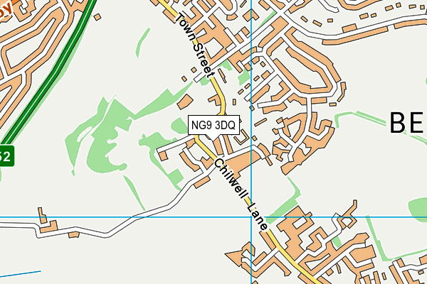 NG9 3DQ map - OS VectorMap District (Ordnance Survey)