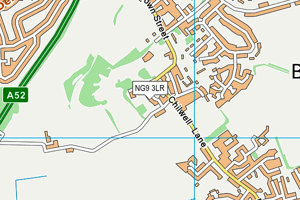 NG9 3LR map - OS VectorMap District (Ordnance Survey)