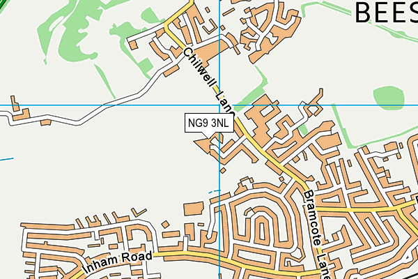 NG9 3NL map - OS VectorMap District (Ordnance Survey)