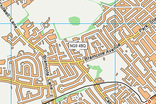 NG9 4BQ map - OS VectorMap District (Ordnance Survey)